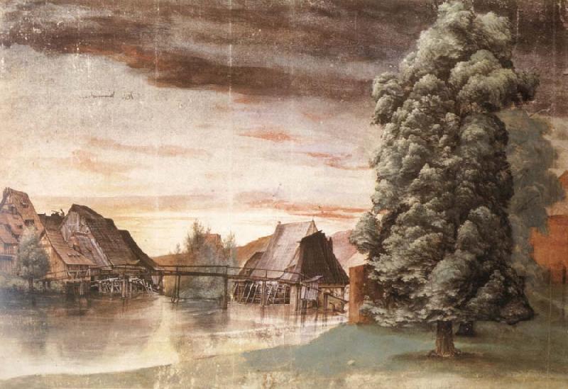 Albrecht Durer The Willow mills on the pegnitz oil painting image